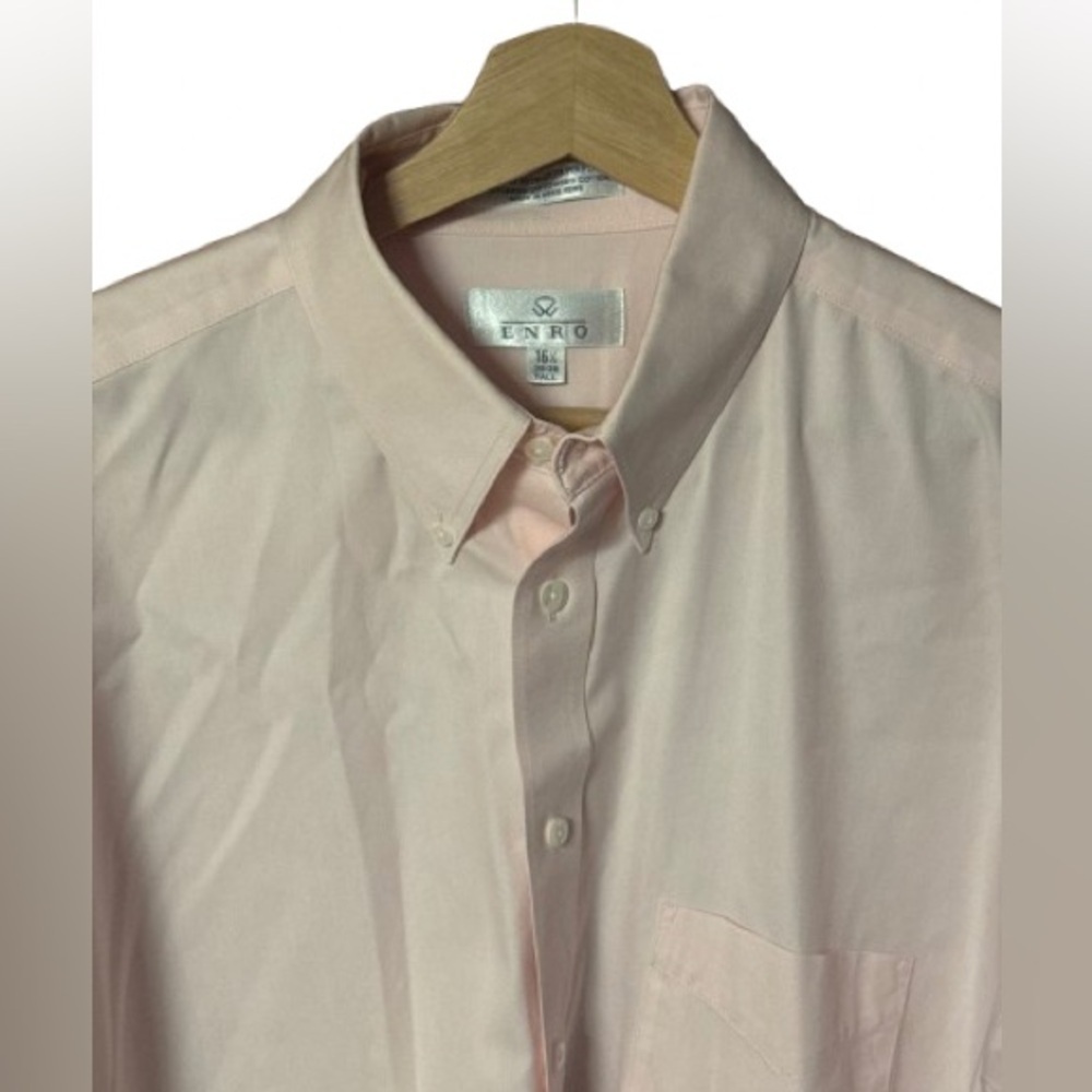 Men's Classic Light Pink Button Down Shirt Easter ! - Picture 2 of 5